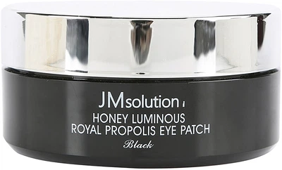 Гідрогелеві патчі для шкіри навколо очей JMsolution Honey Luminous Royal Propolis Eye Patch Black 60шт.