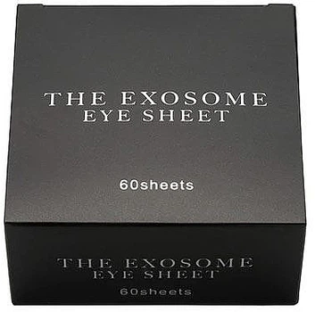 Зволожуючі антивікові патчі для сухої шкіри - Kor Japan The Exosome Eye Sheet Black