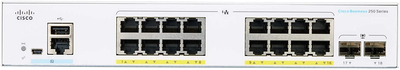 Комутатор Cisco CBS350-16P-2G-UK