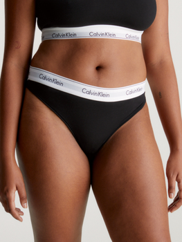 Трусики-танга жіночі Calvin Klein Underwear 000QF5117E-001 XL Чорні (8719851453607)