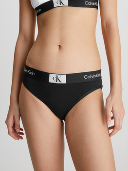 Majtki slipy damskie bawełniane Calvin Klein Underwear 000QF7222E-UB1 S Czarne (8720107324060)