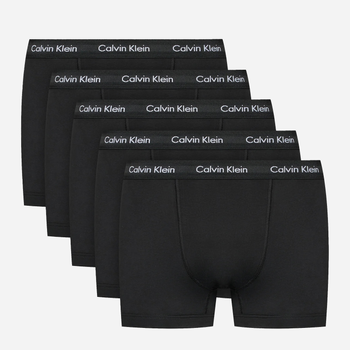 Zestaw majtek bokserek męskich bawełnianych Calvin Klein Underwear 000NB2877A-XWB S 5 szt. Czarny (8719853976777)