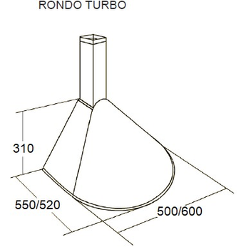 Витяжка Akpo WK-5 Rondo Turbo White
