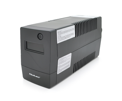 ДБЖ Qoltec QLT450 (240W) LED, AVR, 2st, 2xSCHUKO socket, 1x12V4,5Ah, plastik Case