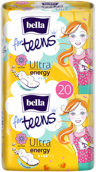 Прокладки гігієнічні Bella for Teens Ultra Energy Silky Drai Deo Exotic Fruits 20 шт (5900516306236)