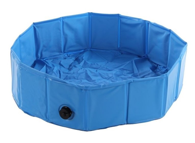 Basen dla psów Flamingo Doggy Splash Pool S 80 x 20 cm Blue (5400585109221)