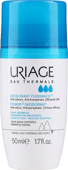 Dezodorant  Uriage Power 3 Deodorant 50 ml (3661434004575)