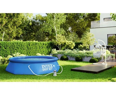 Бассейн наливной семейный Intex Easy Set 305х76 см. 3850 л. с фильтр-насосом (1250 л/год) 28122