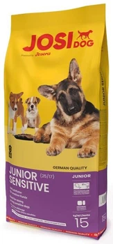 Сухой корм Josera JosiDog Junior Sensitive Корм для выращивания молодых чувствительных собак (Безглютеновая рецептура) 15 кг
