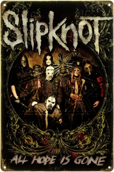 Металева табличка "Slipknot - All Hope Is Gone" (ms-104504)