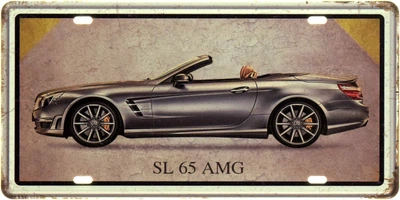 Металева табличка "Mercedes-Benz SL 65 AMG" (ms-104626)