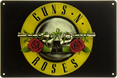 Металева табличка "Guns N’ Roses: Символіка Сміливості" (ms-104590)