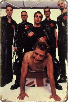 Металлическая табличка "Rammstein - Провокация И Сила" (ms-104510)