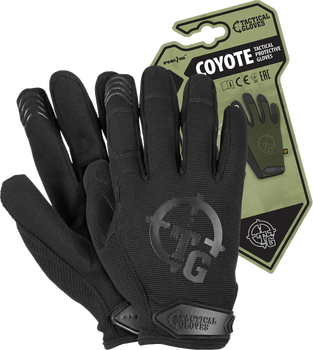 Перчатки тактические полнопалые REIS TACTICAL GLOVES RTC-COYOTE Black XL