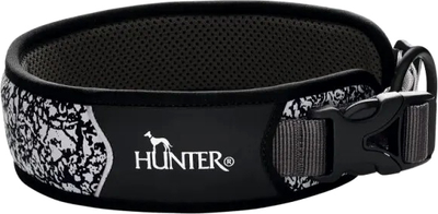 Нашийник для собак Hunter Divo Reflect S 25 - 35 см Чорно-Сірий (4016739689641)