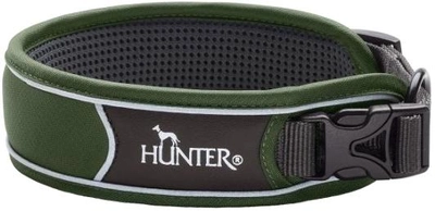 Obroża dla psów Hunter Divo S 25 - 35 cm Green/Grey (4016739675958)