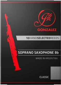 Трость для сопрано-саксофона Gonzalez Soprano Saxophone Classic 3 (10 шт) (126758)