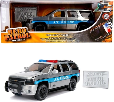 Металева модель поліцейського автомобіля Simba Chevrolet Tahoe 2010 1:24 (4006333061790)