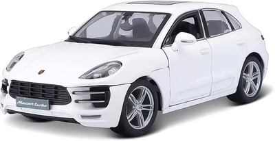 Metalowy model samochodu Bburago Porsche Macan Biały 1:24 (4893993002757)