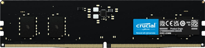 Оперативная память Crucial DDR5-5200 8192MB PC5-41600 (CT8G52C42U5)