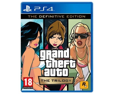 GTA Trilogy The Definitive Edition (русские субтитры) (PS4)