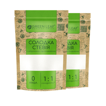 Подсластитель Сладкая Стевия от Green Leaf 1:1 300г