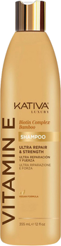 Szampon do odżywiania włosów Kativa Vitamina e Biotina y Bamboo Shampoo 550 ml (7750075061507)