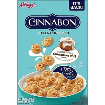Сухой завтрак Синабон с корицей Kellogg's Cinnabon Cold Breakfast Cereal 246г