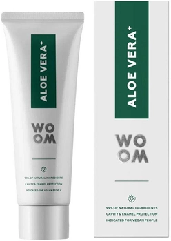 Organiczna pasta do zębów WOOM Aloe Vera Natural 75 ml (4751033921164)