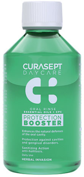 Płyn do płukania ust CURASEPT Daycare Protection Booster Herbal Invasion 500 ml (8056746073244)
