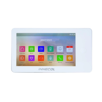Відеодомофон із датчиком руху INNECOL NEO HD (White)