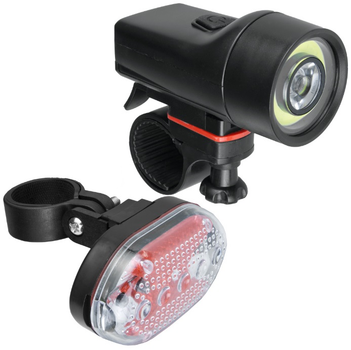 Zestaw lamp rowerowych DPM LED/COB SP0503 (5906881209660)