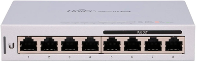 Комутатор Ubiquiti UniFi Switch 8 Managed Gigabit Ethernet 10/100/1000 (US-8-60W-5)