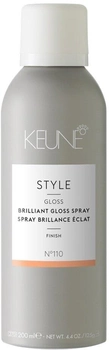 Spray do włosów Keune Style Gloss Diamond No.110 200 ml (8719281062042)