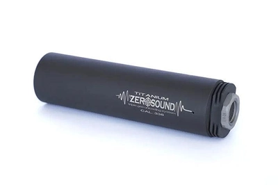Глушник zerosound titan .338 з газорозвантаженням (потрійне газорозвантаження)