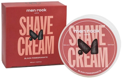 Крем для гоління для чоловіків Men Rock Black Pomegranate 100 г (5060796560183)