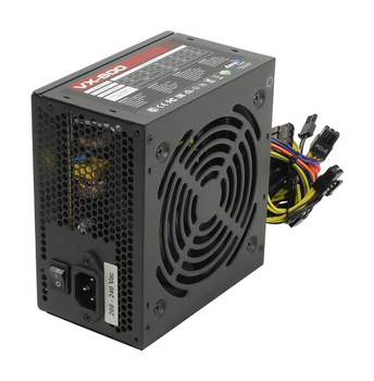 Блок питания Aerocool 800W VX800 PLUS, 120 mm, 20+4pin, 1x4+4pin, SATA x 7, Molex 5x4pin, 4x6+2pin, кабеля немодульные