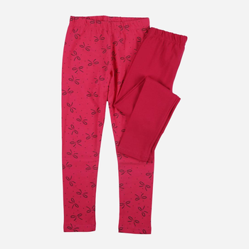 Zestaw dziecięcych legginsów 2 szt dla dziewczynki Tup Tup PIK6010-2200 104 cm Różowy (5907744044701)