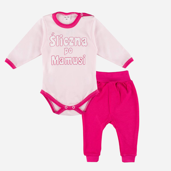 Дитячий комплект (боді + штанішки) для новонароджених для дівчинки Tup Tup T21B200-2200 56 см Рожевий (5901845287074)