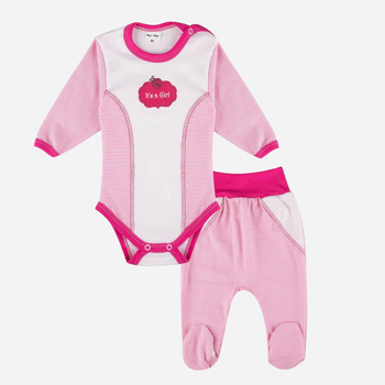 Дитячий комплект (боді + повзунки) для новонароджених для дівчинки Tup Tup T21B203-0002 68 см Рожевий (5901845287005)