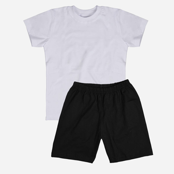 Дитячий комплект (футболка + шорти) для хлопчика Tup Tup SP200CH-1010 116 см Білий/Чорний (5907744051921)