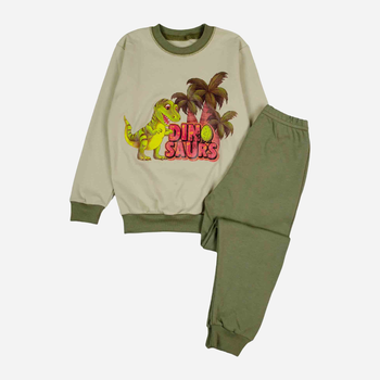 Piżama dziecięca dla chłopca Tup Tup P302CH-5000 92 cm Oliwkowa (5907744013950)