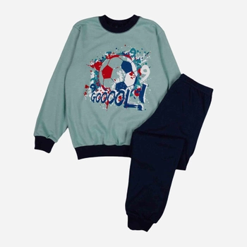 Дитяча піжама для хлопчика Tup Tup P304CH-8110 92 см Сіра/Темно-синя (5907744014070)