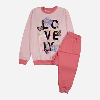 Piżama dziecięca dla dziewczynki Tup Tup P308DZ-2610 134 cm Różowa (5907744014322)