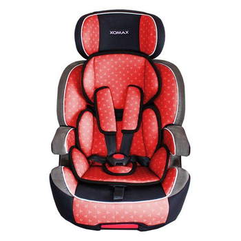 Автокресло с ISOFIX до 36кг до 12лет Xomax Германия Группа 1/2/3 красное