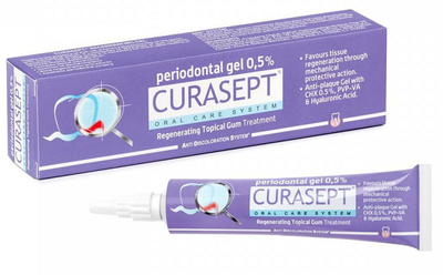 Żel paradontologiczny CURASEPT Ads 350 Regenerating 0.5% Chlorhexidin 0.5% 30 ml (8056746070281)
