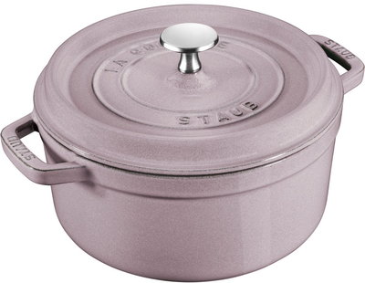 Каструля чавунна кругла Staub з кришкою квітуча вишня 2.2 л (40508-866-0)