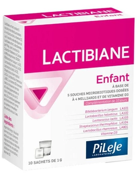 Suplement diety PiLeJe Lactibian probiotyk dla niemowląt 10 saszetek (3401597595776)