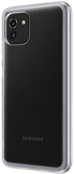 Панель Samsung Soft Clear Cover для Galaxy A03 Black (8806092933958)