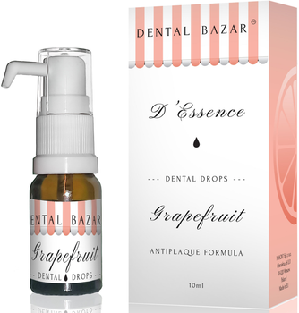 Стоматологические капли против образования налета Dental Bazar D'Essence Grapefruit 10 мл (5903351295055)